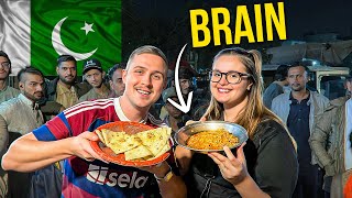 We Tried EXTREME Street Food in Pakistan 😳🇵🇰 [upl. by Nahtaneoj]