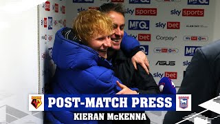 ED SHEERAN GATECRASHES KIERAN McKENNAS POSTWATFORD INTERVIEW [upl. by Deerdre]