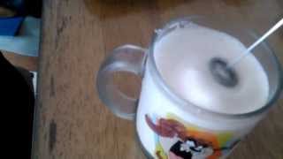 Aerolatte Review Frothing Cold Milk In Under 1 Minute [upl. by Barthol401]