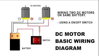 How To Wire a DC Motor On Battery With Switch And Relay [upl. by Harberd46]