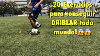 20 exercícios para melhorar sua habilidade  Treino de Futebol [upl. by Saxen]